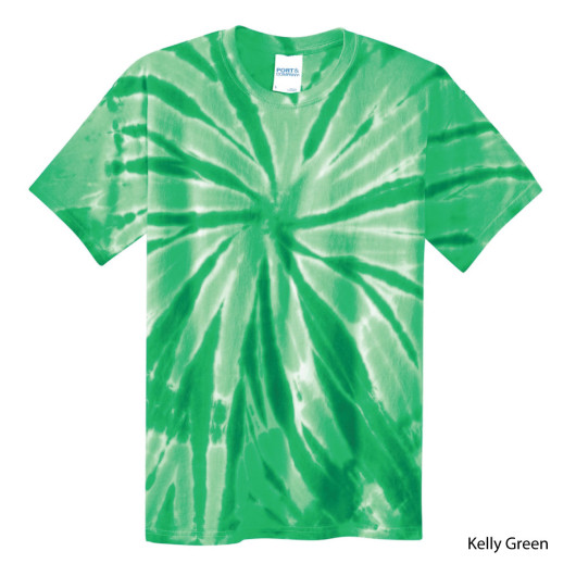 Promotional Mens Tie-Dye Shirts Kelly Green